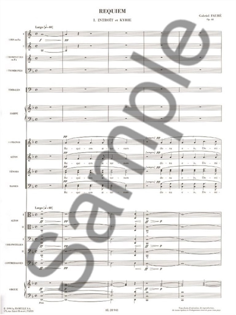 Requiem Op48 Version 1893